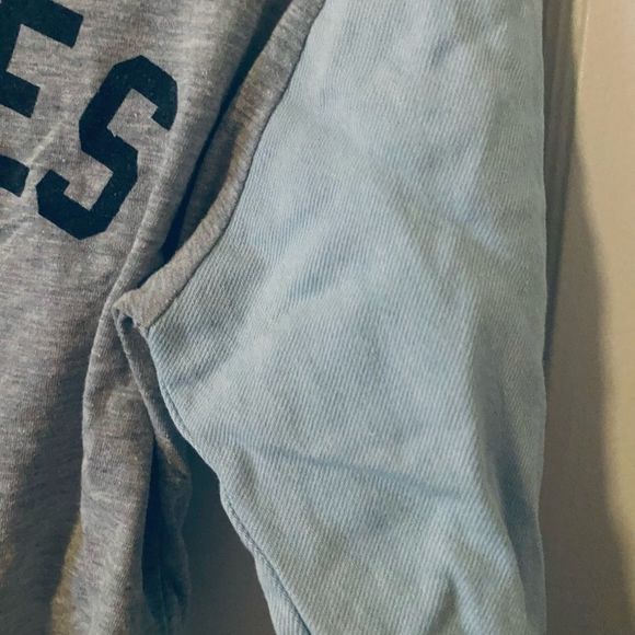 5for$15! 💙 distressed jean sleeves crop - Picture 3 of 4